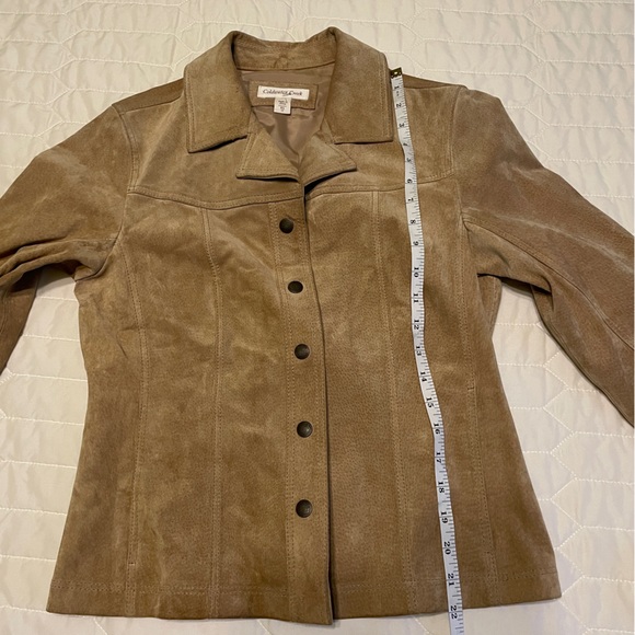 Coldwater Creek Genuine Leather Suede Jacket Size XS - Picture 6 of 7